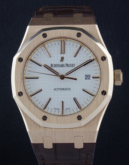 (image for) LIKE NEW UNPOLISHED Audemars Piguet 18K Rose Gold Royal Oak / 15400